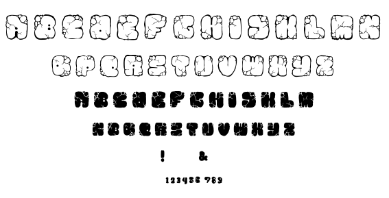Mawns Rock font