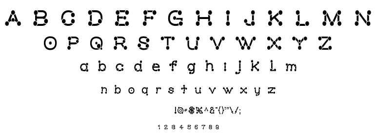 Matchstick regular font