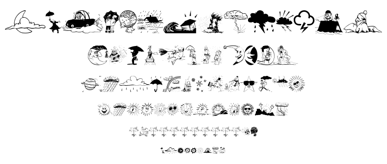Meteo Sat font