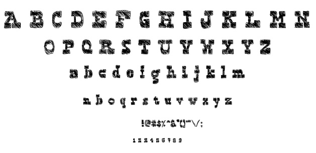 Blockography font