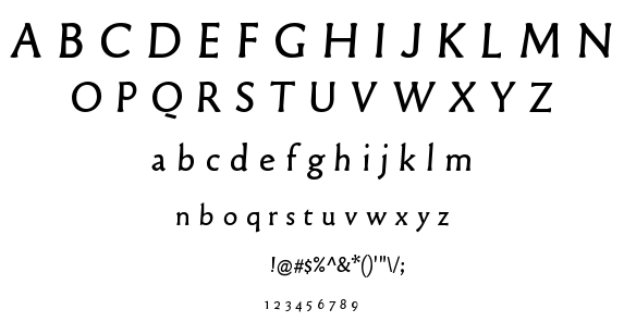 Old Typefaces font