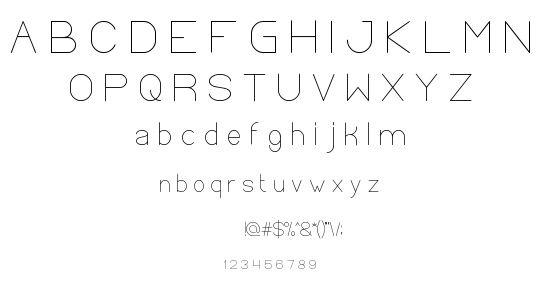 optical fiber font
