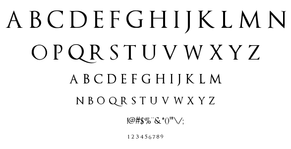 Optimus Princeps font
