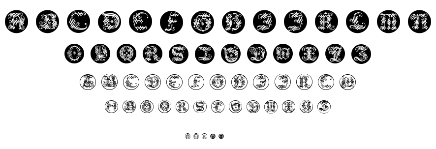 Ornamental Initial font