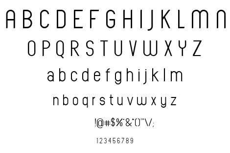 Oval Track font