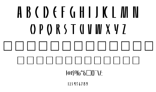 PANELITE font