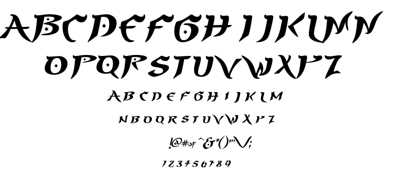 Prince of Persia font