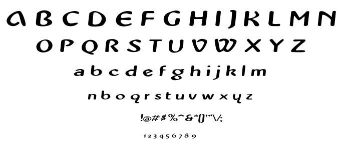PopUp font