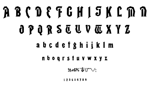 RikyTiky font