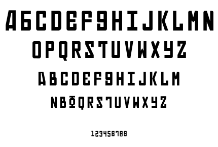 Russian font