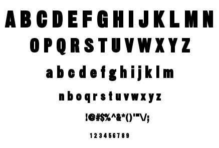 Sans Thirteen Black font