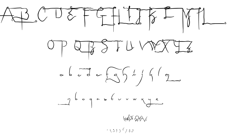 Sculptors Hand font