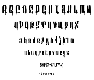 Servin’ For Salute font