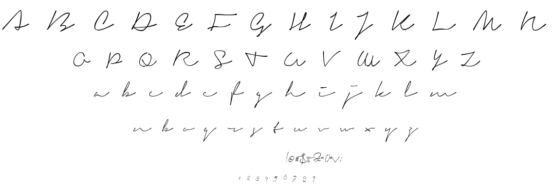 Signerica font
