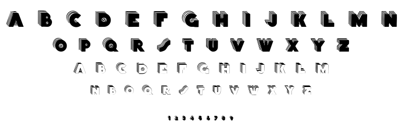 Stackcaps font