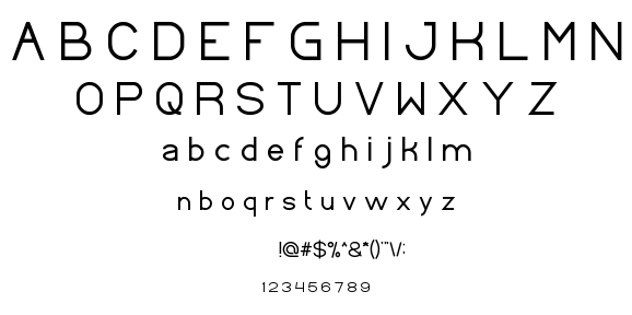 standard international font