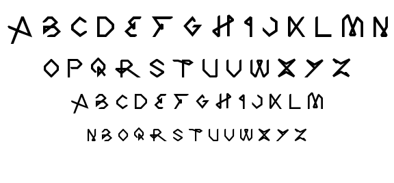 the art font