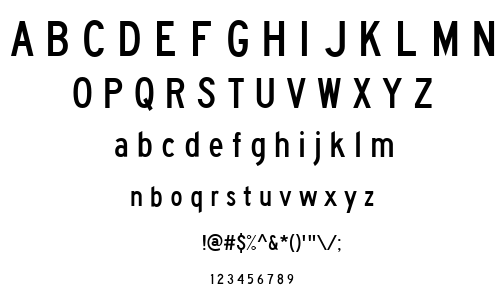 Traffic 2 font