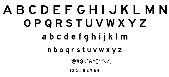 Traffic 4 font