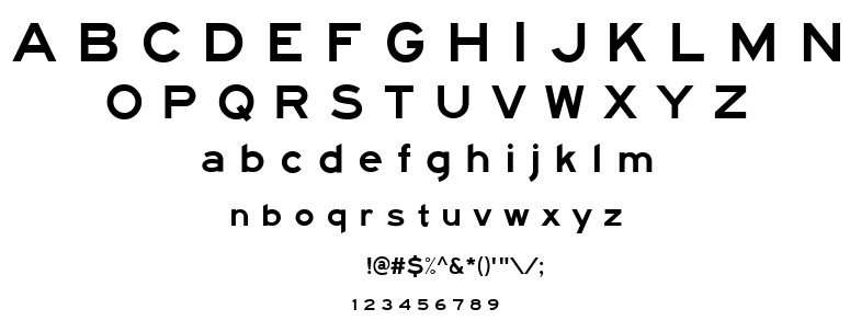 Traffic 5 font