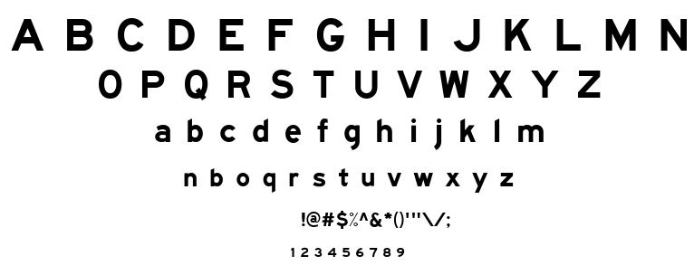 Traffic 6 font
