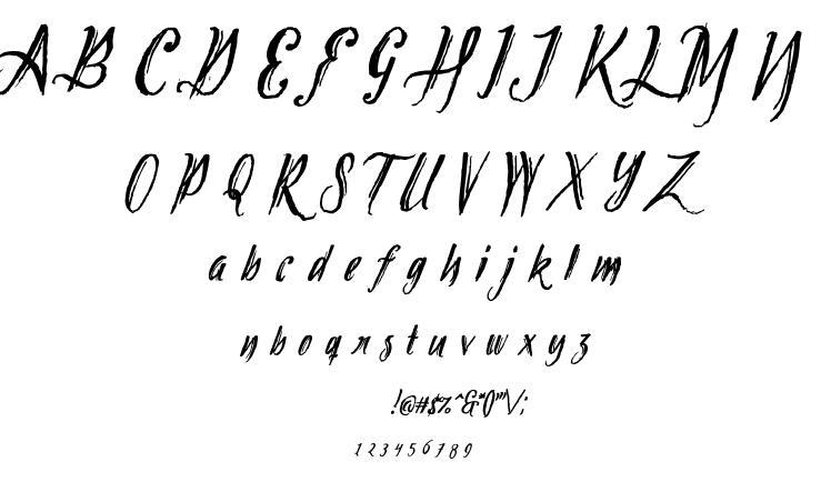 Tipbrush Script font