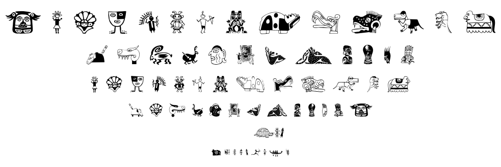 Tribalistica Figures font
