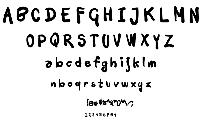 Tusch Touch font