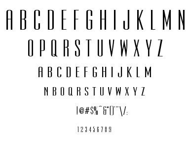 Ultra Condensed font