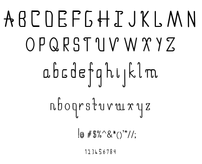 umbrella font