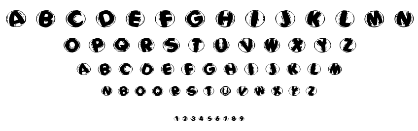 Woodcutted Caps font