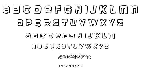 Baveuse font