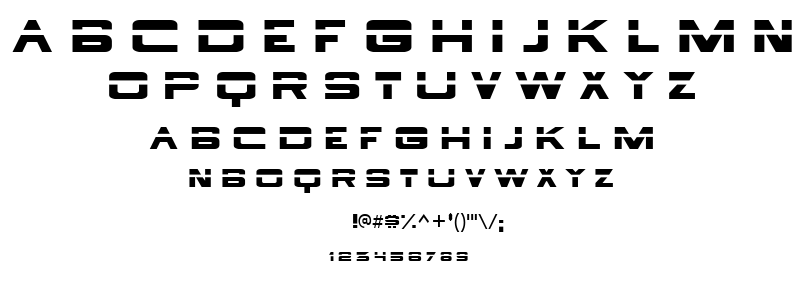 Borg 9 font