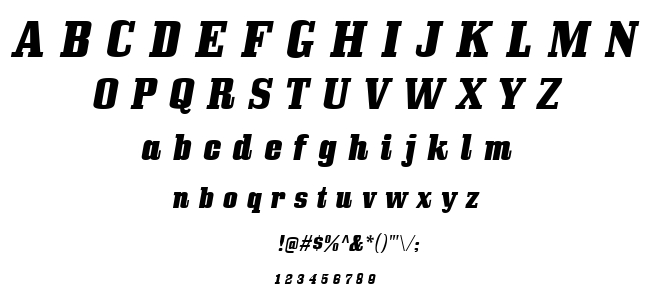 Bullpen font