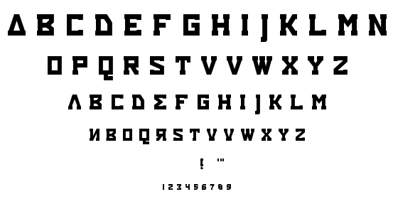 Eurocentric font