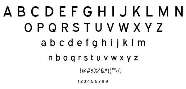 Expressway font