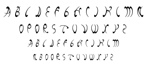 fish bone font