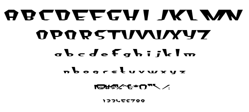 Fluoride Beings font