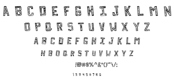Forgotten Playbill font