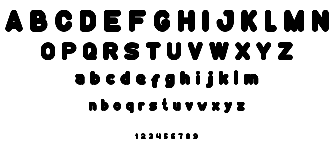 funny and cute font