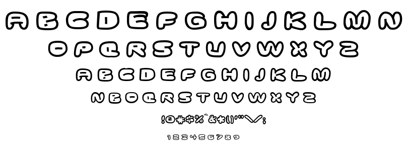 Ghostmeat font