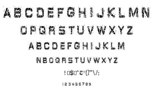 GlazKrak font