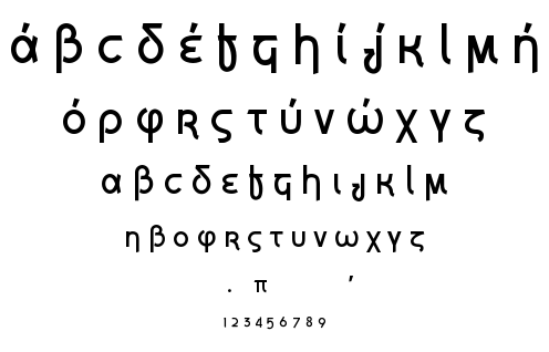 Grecian Formula font