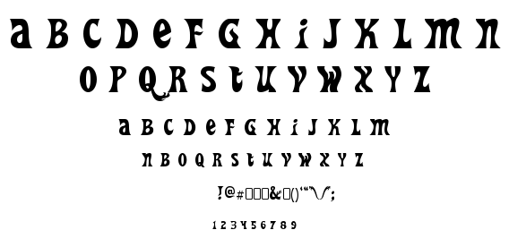 Heavy Heap font