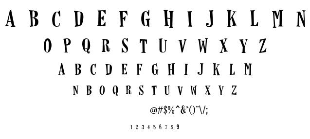 Horseshoes & Lemonade font