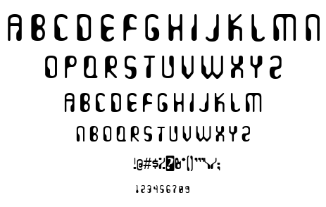 Hydrogen Whiskey font