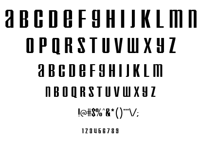 Inflammable Age font
