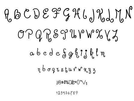 Jandles font