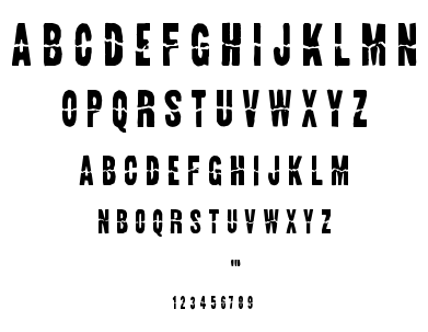 Land Speed Record font