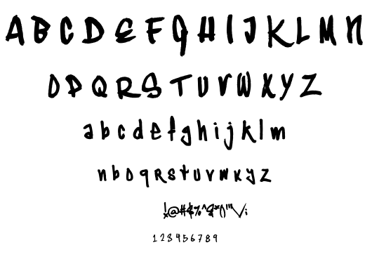 Typographic Onedalism font